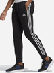 Spodnie dresowe męskie ocieplane adidas M 3S Fl Tc Pt GK8821 L/S Czarne (4062065079236) - obraz 1