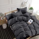 Комплект постільної білизни SoundSleep Stripe Antracit сатин-страйп сімейний 160х220 см антрацит (94248098) - зображення 1