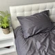 Комплект постільної білизни SoundSleep Stripe Sense Graphite сатин-страйп сімейний 160х220 см графіт (94186079) - зображення 15
