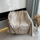 Плед SoundSleep Wings бавовняний 140х200 см бежевий (653590756118) - зображення 4