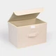 Ящик для хранения с крышкой MBM HOME 25х25х38 см TH-07 M Light Gray - изображение 4