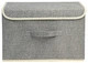 Ящик для хранения с крышкой MBM HOME 25х25х38 см TH-07 M Light Gray - изображение 1