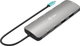 Stacja dokująca i-Tec USB Type-C - USB 3.0 x2, USB 2.0 x2, USB Type-C x2, HDMI x2, RJ-45 Silver (C31NANOHDM2D112W) - obraz 3