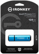 Флеш пам'ять USB Kingston IronKey Vault Privacy 50 128GB USB 3.2 Type-C Blue (IKVP50C/128GB) - зображення 3