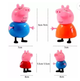 Набір фігурок Свинка Пеппа. Ігрові фігурки Peppa Pig 4 шт. Порося Джордж, Папа Свин, Мама Свинка (II) 26291 - зображення 5