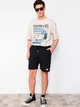 Шорты длинные мужские Trendyol TMNSS23SR00079 2XL Черные (8683049344308) - изображение 3