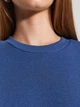 Свитшот на флисе женский Trendyol TWOAW24SW00101 S Синий (8683049013389) - изображение 5