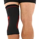 Наколенник со спиральными ребрами жесткости и силиконовым кольцом 1шт размер M SIBOTE черно-серый ST-7211 - изображение 5