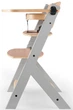 Krzesełko do karmienia Kinderkraft Enock Gray Wood KKKENOCGRY0000 (5902533915095) - obraz 5