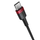 Кабель 2 шт Type-C на Type-C Baseus Cafule Fast Charging Data Cable (1m, 100W, 5A, 480 Mbps). Black - изображение 3