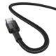 Кабель 2 шт Type-C на Type-C Baseus Cafule Fast Charging Data Cable (1m, 100W, 5A, 480 Mbps). Black - изображение 4