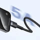 Кабель 2 шт Type-C на Type-C Baseus Cafule Fast Charging Data Cable (1m, 100W, 5A, 480 Mbps). Black - изображение 7
