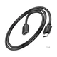 Кабель подовжувач HDMI на HDMI HOCO HDTV male to HDTV female HD extension data cable (1m, 4K, 60Hz). Black - зображення 2