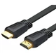 Кабель HDMI HDMI 4K 60Hz UGREEN HDMI Flat Cable (2m, 4K 60Hz, HDMI2.0, плоский). Black - зображення 7