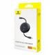 USB кабель рулетка Type-C на Type-C Baseus Free2Draw Mini Retractable Charging Cable (1m, 100W). Black - изображение 10