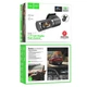 Відеореєстратор HOCO DV8 2К (2560 × 1440) display hidden driving recorder(with rear camera) Black - зображення 6