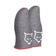 Игровые напальчники для телефона и пабг Sarawolf V1 Сері с красным c нейлоном 1 пара. Киберспортивные геймерские напальчники для игры на сенсорных экранов в PUBG, Standoff 2 - изображение 1