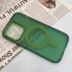 Чехол для Apple iPhone 15 Pro (6.1") Epic TPU+PC Lily MagSafe Army Green - изображение 2