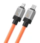 Кабель Type-C to Lightning для Iphone CoolPlay (1м) для зарядки и передачи данных оранжевый, Baseus (CAKW000007) - изображение 3