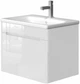 Тумба подвесная JUVENTA TIVOLI TV-65 white с умывальником Soft 65 - изображение 1