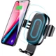 Автодержатель с беспроводной зарядкой Baseus Wireless Charger Gravity Car Mount Black (WXYL-01) [85328] - изображение 6