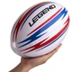 Мяч для регби Legend 3290 размер №3 White-Red-Blue - изображение 6