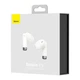 Бездротові навушники BASEUS True Wireless Earphones Bowie E9, IPX5, BT5.3, 40mAh, 400mAh, 5h (NGTW120002) white - зображення 4