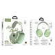 Навушники HOCO W35 Air Triumph BT headphones | BT5.3, AUX / TF, 45h | green - зображення 2