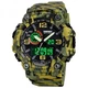 Наручные часы мужские SKMEI 1520CMGN CAMO GREEN с подсветкой. Цвет: камуфляж - изображение 3