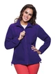 Флисовая кофта JHK POLAR FLEECE LADY, женский батник, без капюшона, фиолетовый, размер XL - изображение 1