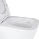 Унітаз підвісний Qtap Tern Ultra Quiet сидіння Slim Duroplast/Soft-close/Quick relase 525x345x360 мм WHITE - зображення 4
