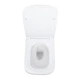 Унітаз підвісний Qtap Tern Ultra Quiet сидіння Slim Duroplast/Soft-close/Quick relase 525x345x360 мм WHITE - зображення 6