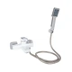 Смеситель для ванны Lidz Wawel 006 (с душевым гарнитуром) (k35) LDWAW006WHI45398 White - изображение 1