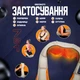 Массажер роликовый Shiatsu для шеи и спины с подогревом универсальный Massager of Neck Kneading Original BRS цвет бежево-оранжевый. - изображение 2