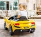 Дитячий електромобіль Bambi Racer Ferrari F8 Tributo M 5860EBLR- Жовтий (M 5860EBLR) - зображення 2
