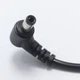 Кабель DC M to M 50cm (0.5m) угловые конекторы (90 градусов) 5.5x2.1mm black | Для роутера, ONU, GPON, терминала, конвертера, камеры - изображение 2
