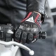 Мото перчатки кожаные летние Moto Wolf Black 2 размер L - изображение 3