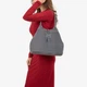 Сумка жіноча шкіряна тоут середня Regina Notte Tote 3763 Темно-сірий - зображення 2