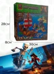 Детский конструктор Minecraft приключения на пиратском корабле набор из кубиков фигурками пирата зомби черепахи попугая 404 детали пушки пиратский флаг компас карта сундук с кладом развивающая игрушка для мальчиков и девочек DobraMAMA 73303 - изображение 3
