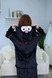 Дитяча кігурумі для дівчинки Kigurumi Kuromi Куромі Чорний 120 - 130 см (G2064) - зображення 3