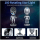 Лазерный ночник проектор звёздного неба Пришелец Инопланетянин TOPA Star Projector night light AlienSun с функцией повторения слов - изображение 3