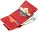 Кошелек женский кожаный Grande Pelle 11153 Красный - изображение 4