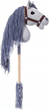 Koń na kiju Tootiny Hobby Horse HoppiHorse A4 Szary (5907630902061) - obraz 3