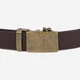 Ремень мужской из натуральной кожи Vintage leather-20264 115 см Коричневый - изображение 4