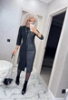 Fashions • Сукня Martina Fashions 54-56 чорний (8566/а-фг) - зображення 2