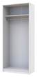 Шкаф двухдверный Doros Промо Белый 90х48х204 см - изображение 4