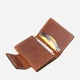 Картхолдер кожаный Grande Pelle leather-11406 Коричневая - изображение 4