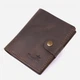 Портмоне кожаное Shvigel leather-16475 Коричневое - изображение 1