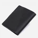 Мужское портмоне кожаное Shvigel leather-16474 Черное - изображение 2