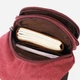 Сумка-рюкзак мужская 4.5 л Vintage leather-22175 Бордовая - изображение 5